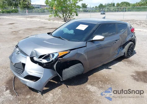 2014 Hyundai Veloster Base W/Black z USA, uszkodzony, nr VIN KMHTC6AD0EU204625